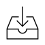 Icona che rappresenta l'arrivo di un file scaricato
