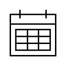 Icon depicting a calendar