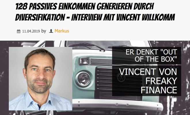 freaky finance, Panzerknacker, Podcast, Passives Einkommen generieren durch Diversifikation, Interview