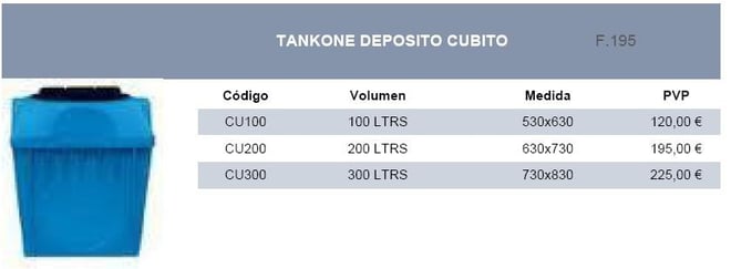 depósito polietileno