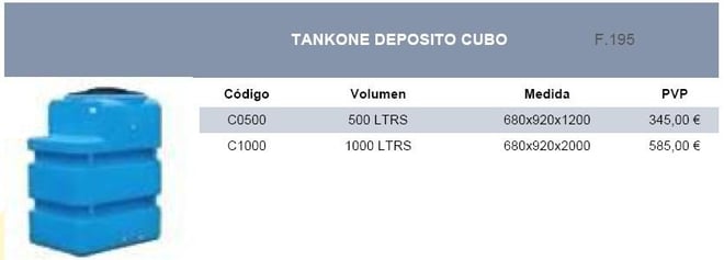 depósito polietileno