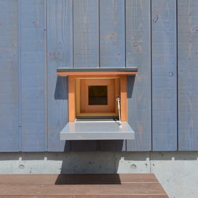 安曇野市　長野県　松本市　建築家　news設計室　丸山和男　大町市　猫玄関　キャットウォーク　キャットステップ　住宅設計　小住宅　猫と暮らす家づくり　猫と暮らす家