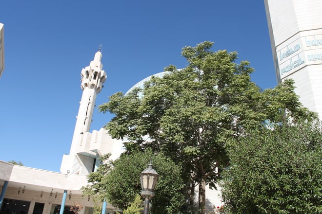 König Abdullah Moschee in Amman.
