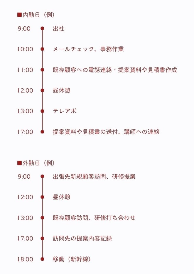 スケジュールイメージ