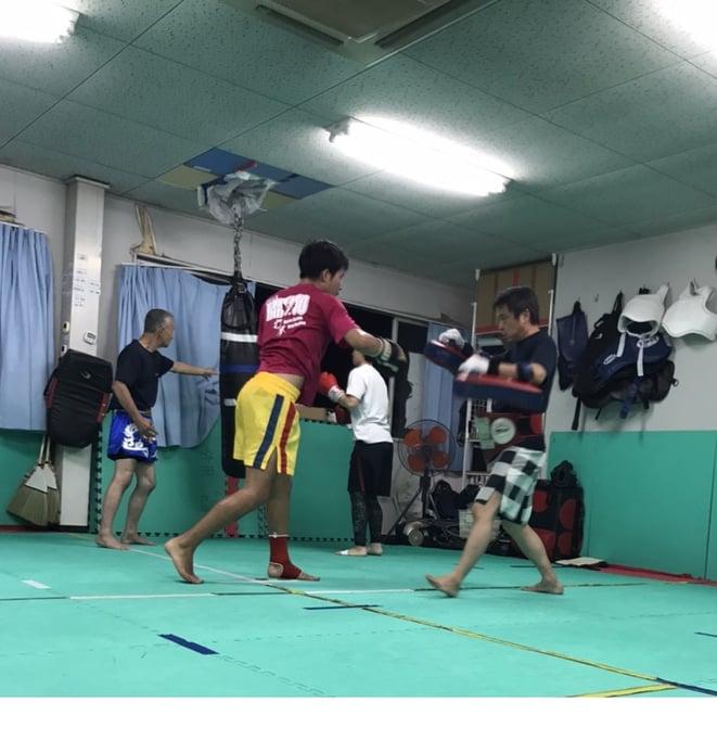 K-1　KURASH　キックボクシングの試合に向けての練習
