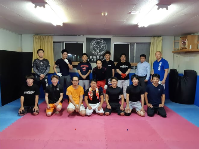 天理市の総合格闘技ジム内試合に出場。teamYAMATOと友好関係ジムです。