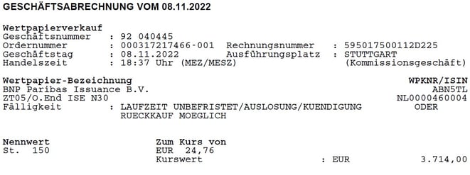 freaky finance, Aktienverkäufe, Transaktionen
