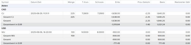 Screenshot Download-Möglichkeiten für die TWS
