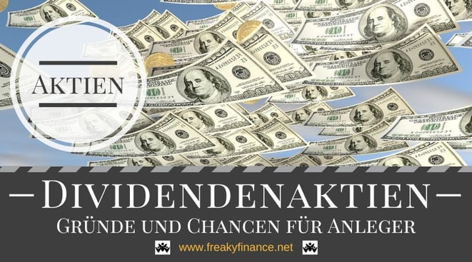 freaky finance, Börse, Dividenden, Dividendenaktien, Dollarscheine, Himmel im Hintergrund