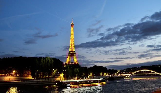 freaky travel, freaky finance, Paris, blaue Stunde, Seine