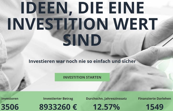 freaky finance, Lenndy, P2P-Kredite, Lenndy Startseite, Lenndy Kennzahlen