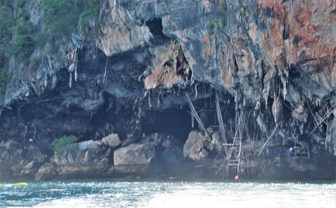 freaky finance, freaky travel, Koh Phi Phi Leh, Meer, Felsen, Viking Cave, 