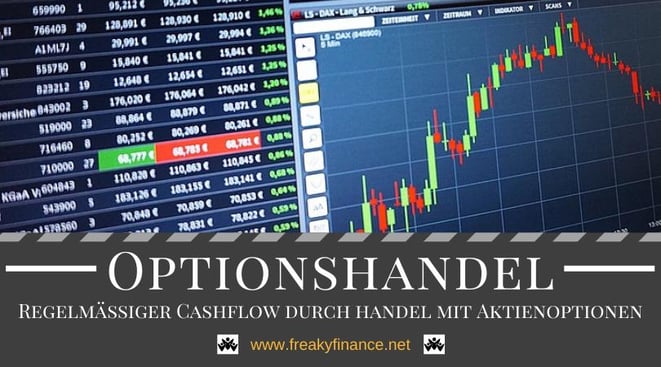 Optionshandel lernen für Anfänger und Einsteiger, regelmäßiger Cashflow mit dem Handel von Aktienoptionen, Optionen handeln mit kleinen Konten