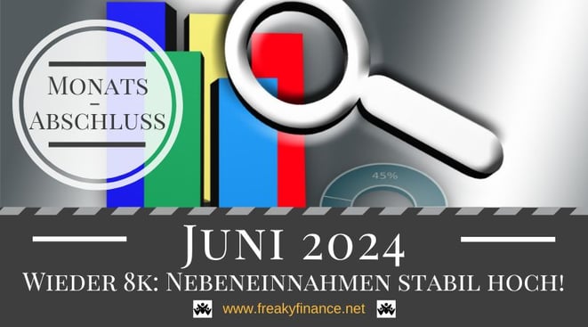 Der freaky finance Monatsabschluss Dezember 2023. Erfahre mehr über meine Einnahmen durch Zinsen, Mieten, Dividenden, Optionsprämien und alternative Investment. Nimm mit mir gemeinsam mein Gesamtvermögen unter die Lupe, Chartbalken, Lupe