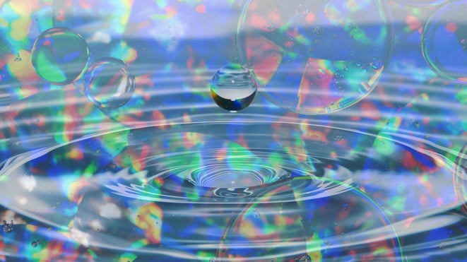 2カップ・メソッド（THE TWO CUP METHOD）水で次元ジャンプイメージ