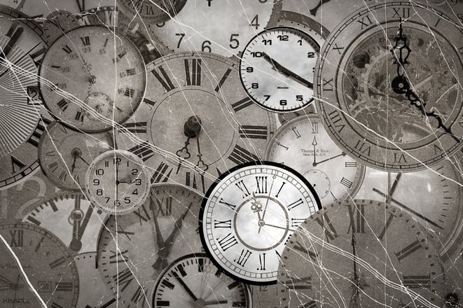 交差する時間イメージ