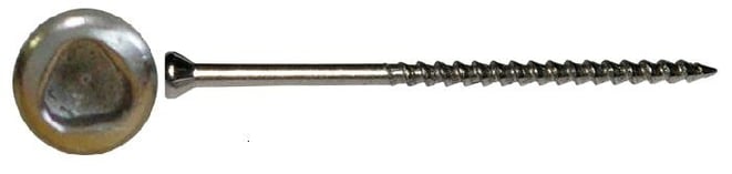 三角仕上げビス ニッケルメッキ