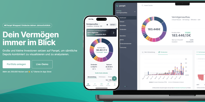 freaky finance, Parqet, Portfoliovisualisierung