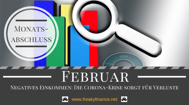 Der freaky finance Monatsabschluss Februar 2020. Erfahre mehr über meine Einnahmen durch Zinsen, Mieten und alternative Investment. Nimm mit mir gemeinsam mein Gesamtvermögen unter die Lupe.