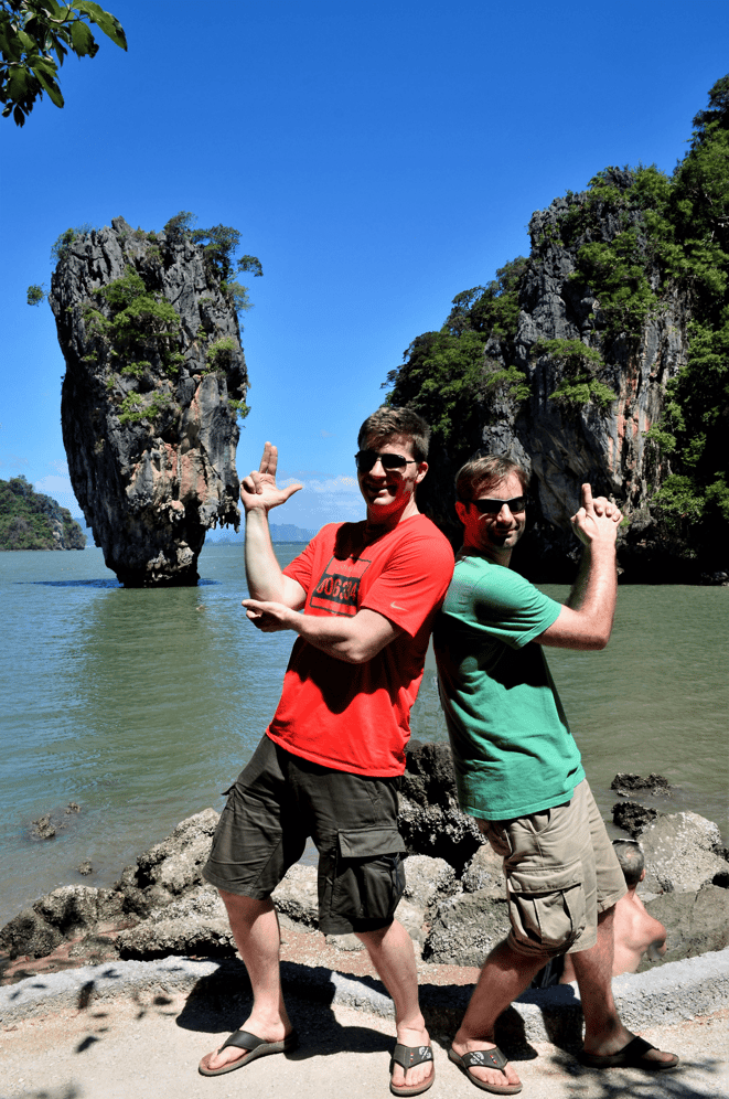 freaky travel, freaky finance, Meer, Menschen, Felsen, James Bond Island