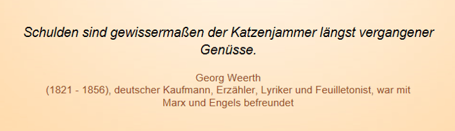 freaky finance, Screenshot, Zitat, Georg Weerth, Schulden