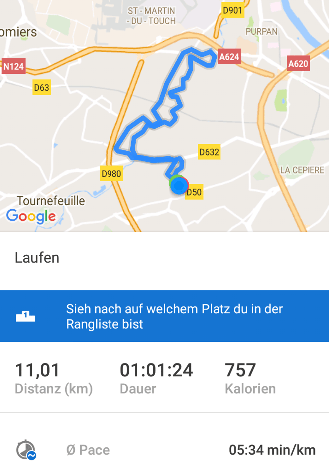 freaky running, laufen, runtastic, Training, neue Strecke, Le Touch