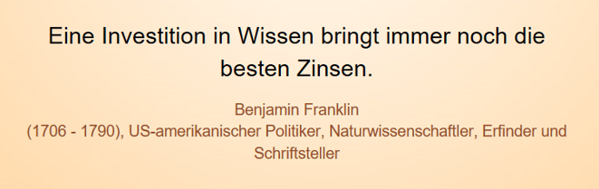 freaky finance, Screenshot, Zitat, Benjamin Franklin, Investition
