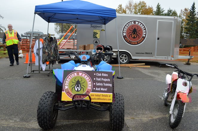 Our club attends many community events, with an ATV Safety Education Trailer filled with helpful information for parents and their kids who ride, and youth vehicles to introduce youths to off-highway vehicle riding. 