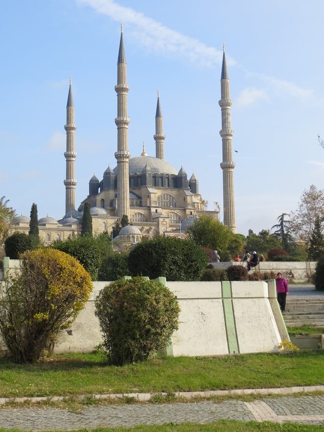 Selimiye-Moschee, einer der grössten und schönsten Moscheen der Türkei