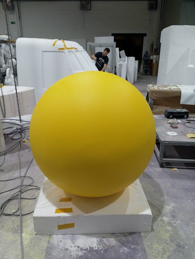 Esfera de 116 cm de diámetro 116 cm - acabado pintura Pantone mate