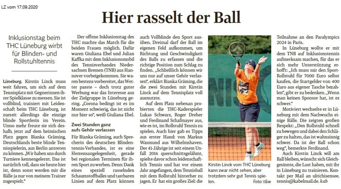 Inklusionstag beim THC Lüneburg