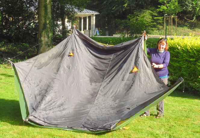 Unser Krake! (einmal mehr Zelt trocknen)