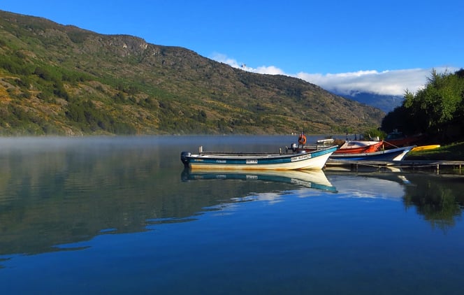 Morgen am Lago Bertrand.