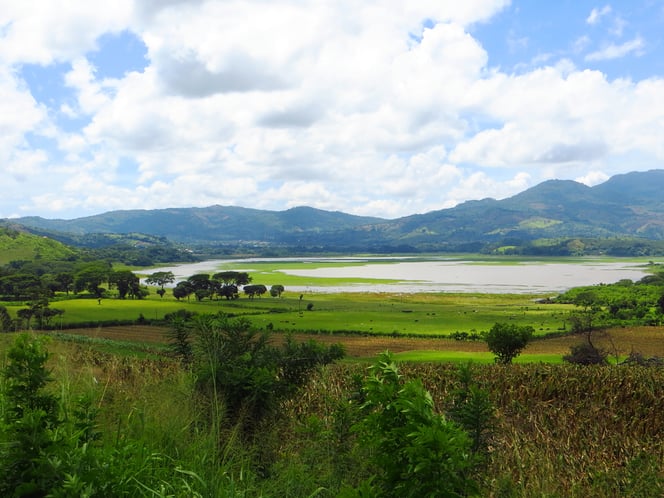 Die Laguna de Atescatempa kurz vor der Grenze zu El Salvador.