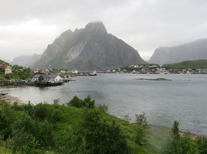 Sorvägen, fast an der Spitze der Lofoten.