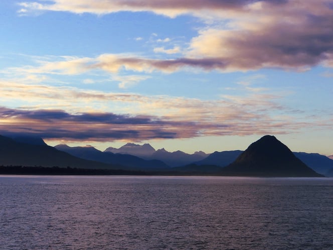 Früher Morgen kurz vor Chaiten.