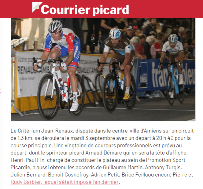 Le Courrier Picard 15/08/2019