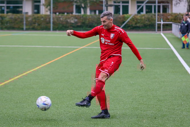 Marco Vetter steuerte zwei Treffer zum 5:0 Heimsieg bei. (Archivbild aus dem Hinspiel)
