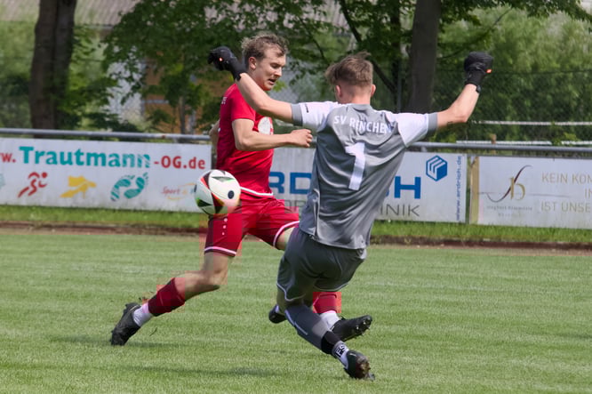 Robin Schmidt war an den meisten Offensivaktionen direkt beteiligt