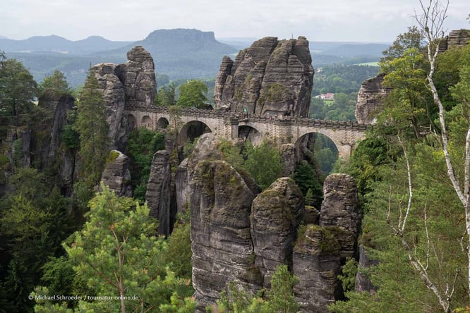 Basteibrücke im Elbsandsteingebirge