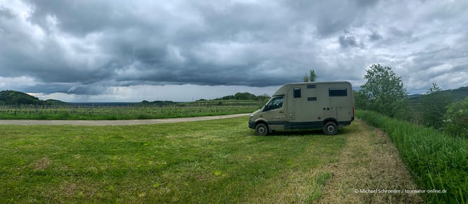 Mit dem Wohnmobil am Kaiserstuhl bei den Bienenfressern