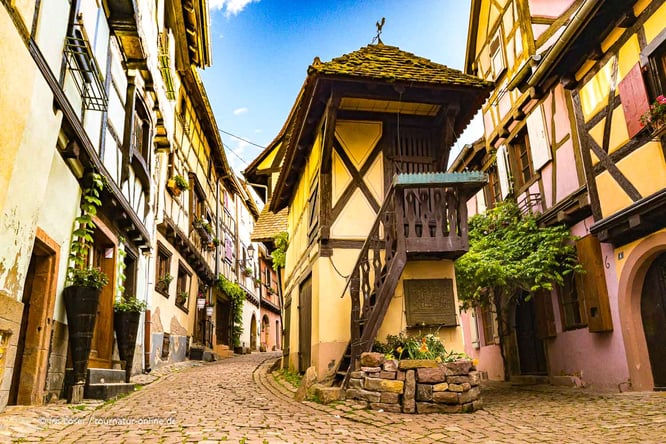 Mit dem Wohnmobil in Eguisheim im Elsass