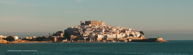 Blick auf  die Altstadt von Peníscola