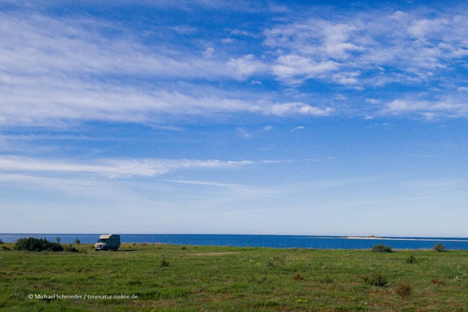 Mit dem Wohnmobil auf Estlands Inseln Muhu, Saaremaa, Hiiumaa