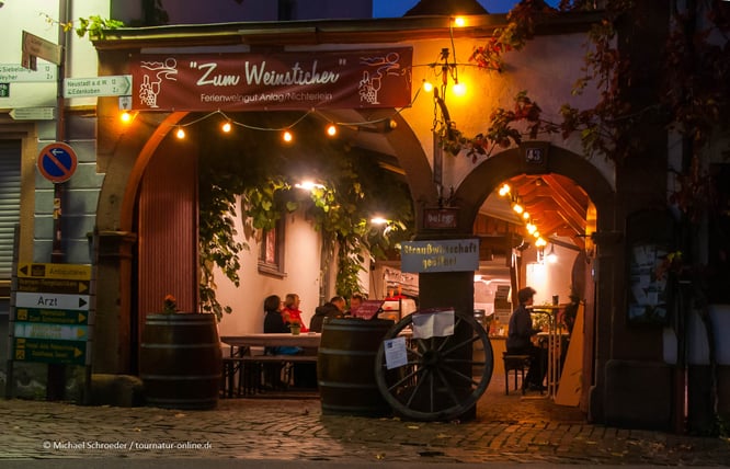 Mit dem Wohnmobil in Rhodt an der Riedburg