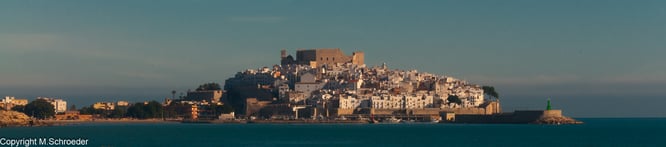 Blick auf  die Altstadt von Peníscola