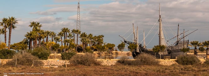 Huelva, Startpunkt Kolumbus mit dem Wohnmobil