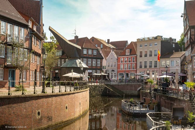 die schöne Innenstadt der Hansestadt Stade