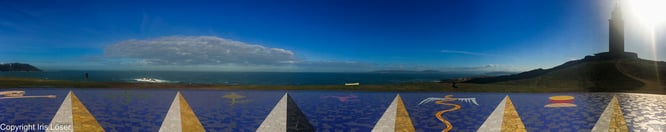 Windrose - Skulpturenpark am Herkulesturm