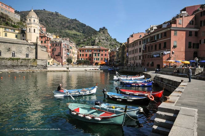 Cinque Terre in Ligurien in Italien